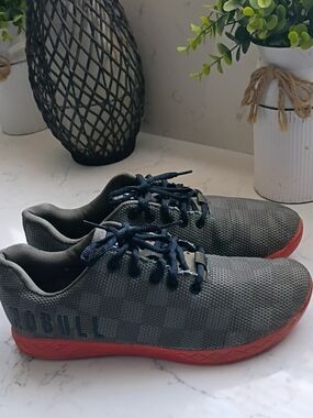 NOBULL Green and  Orange Men's Athletic Training Shoes